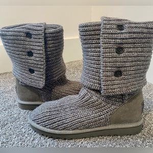 UGG Classic Knit Cardy Boots Size 8